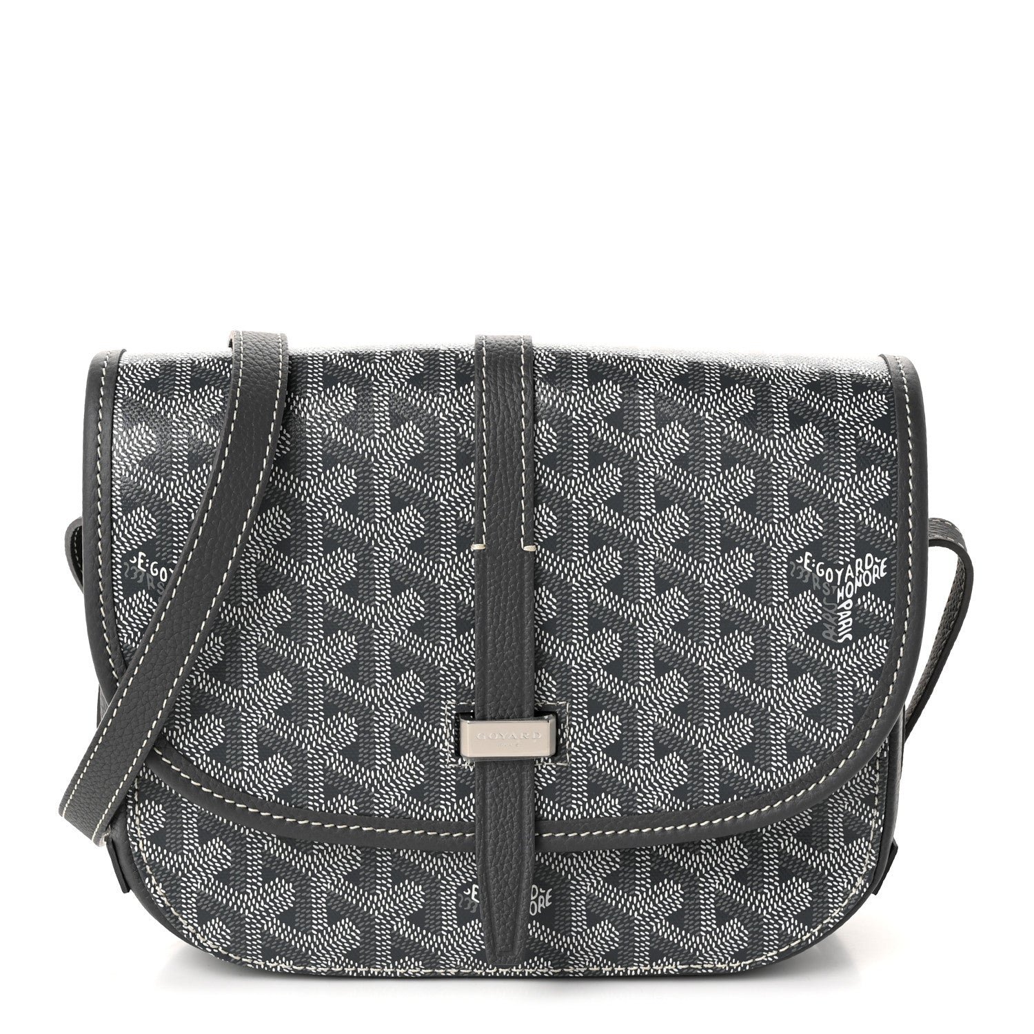 Goyard Goyard Goyardine Belvedere II PM Messenger Bag Gray