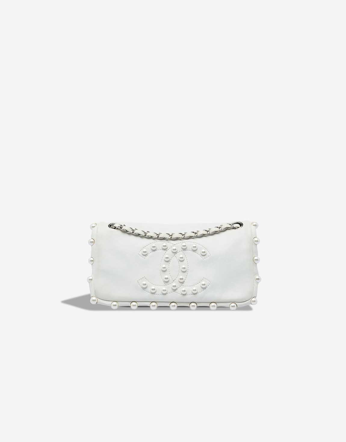 
		Flap Bag Pearl Obsession Lamb White    