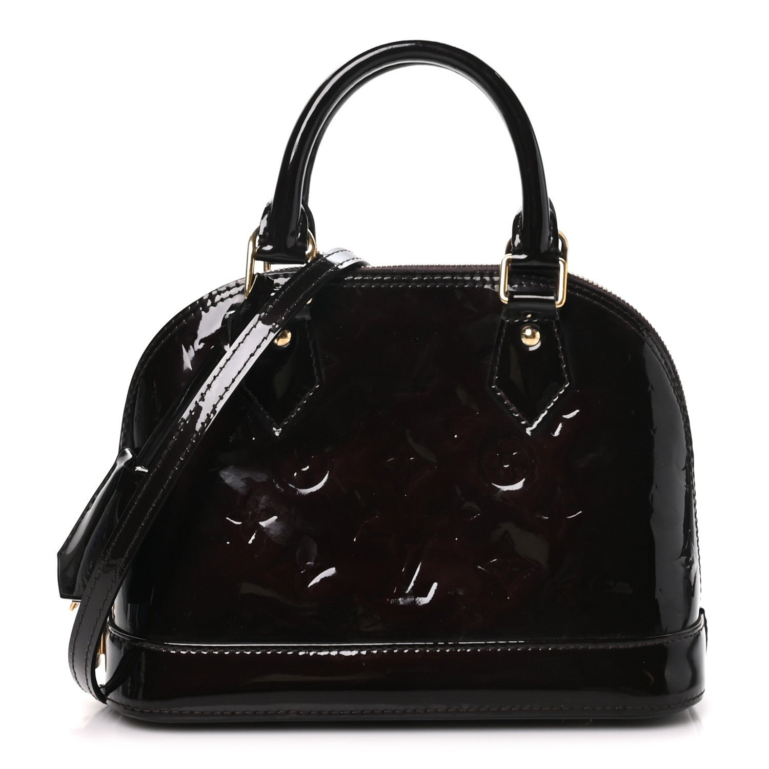 Louis Vuitton Vernis Alma BB Amarante