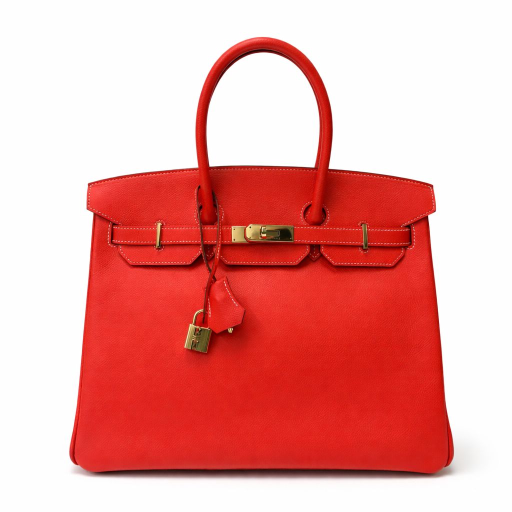 Hermes Hermes Birkin 35, Rose Jaipur Candy Collection Verso with Gold Interior, Prowned In Dustbag MA001