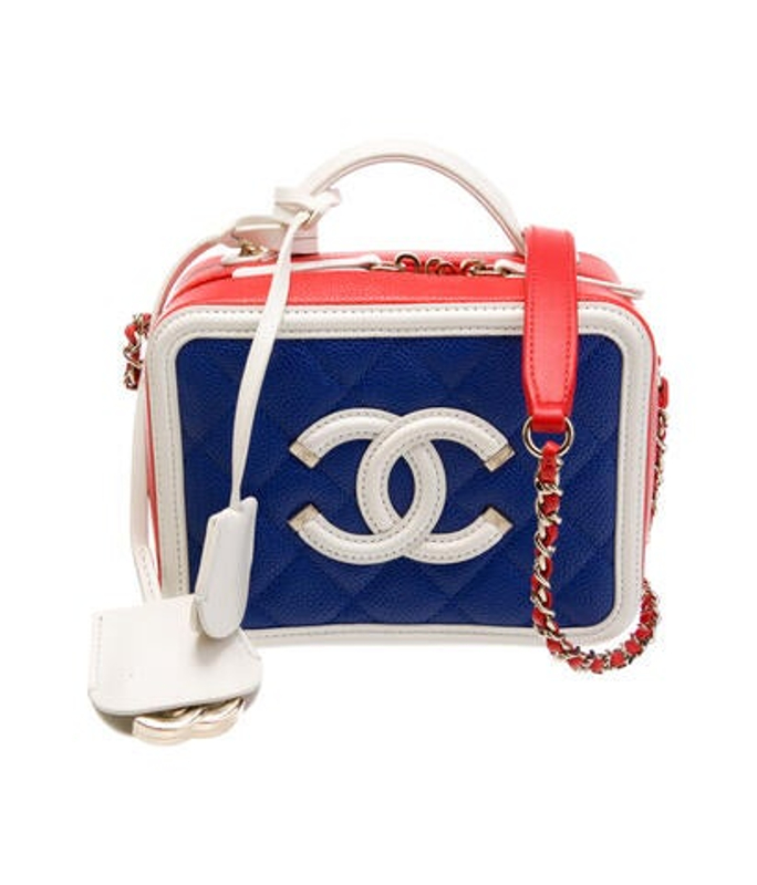 Chanel Small Filigree Vanity Case