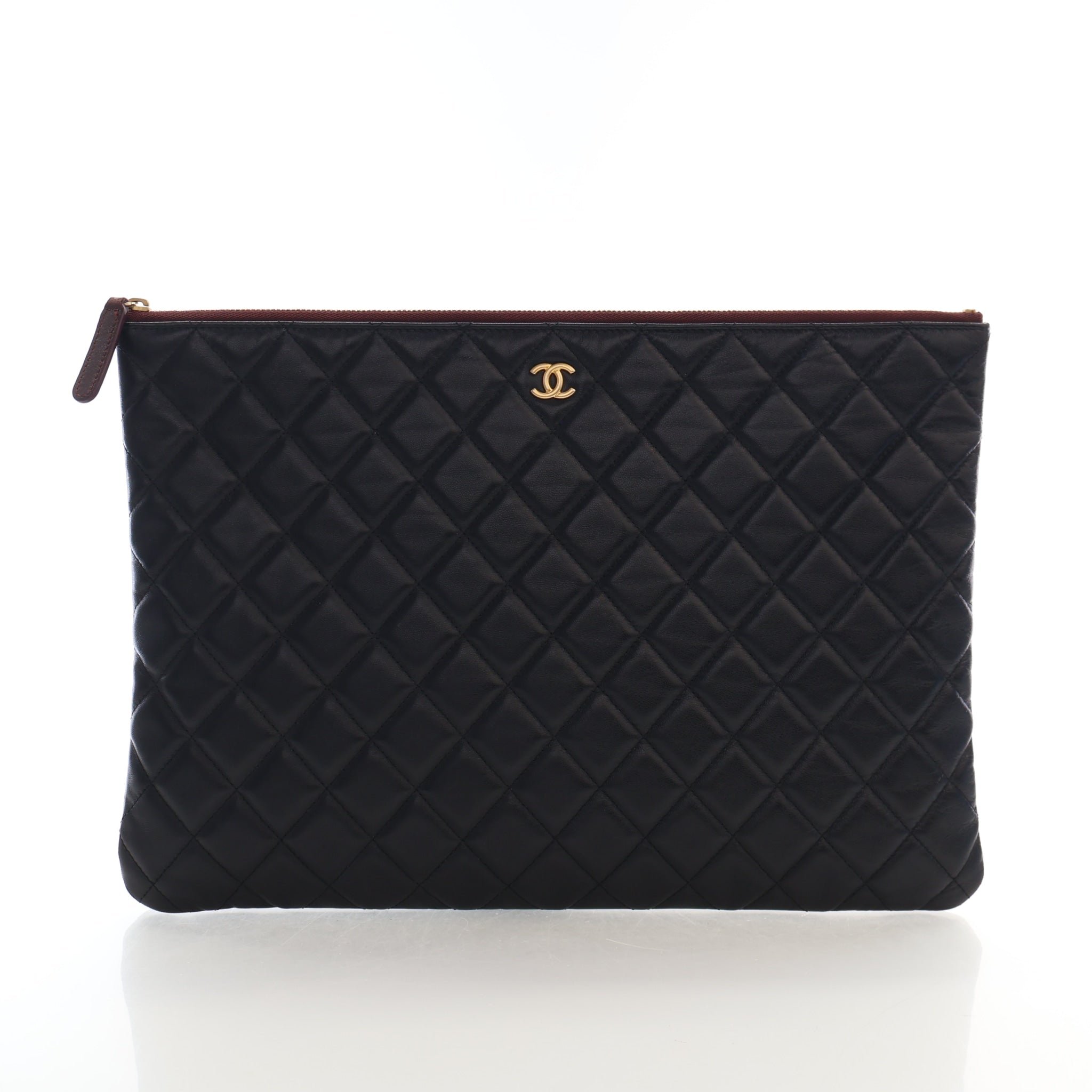 Chanel Large Lambskin Pouch