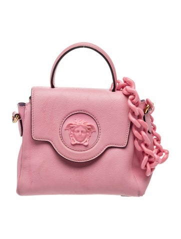 Versace Leather Top Handle Bag