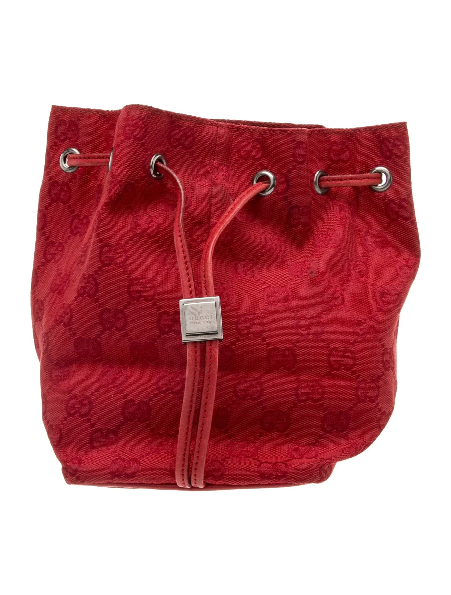 GG Canvas Bucket Bag