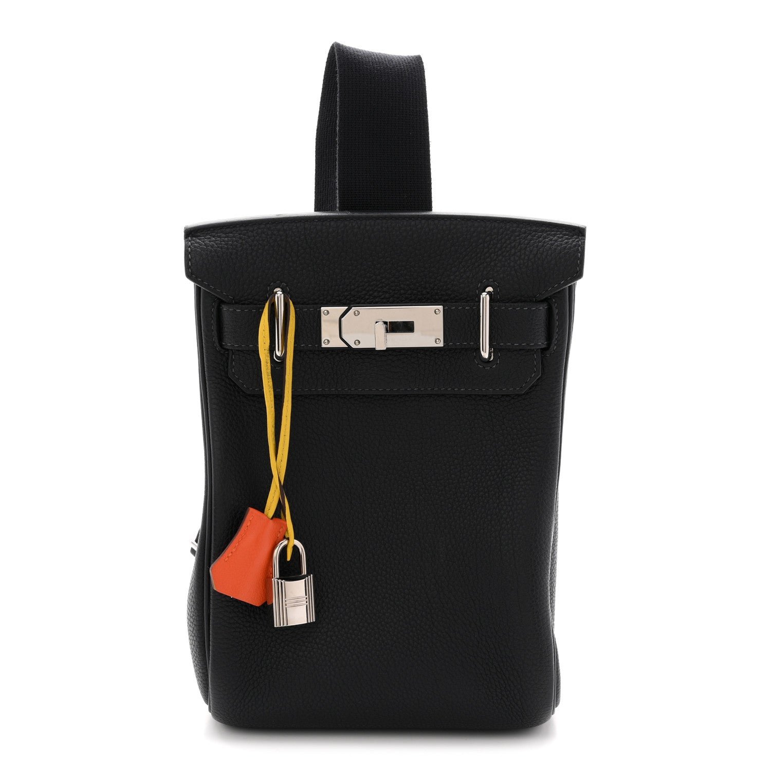 Hermes Togo Hac A Dos PM Backpack Caban Jaune De Naples Feu