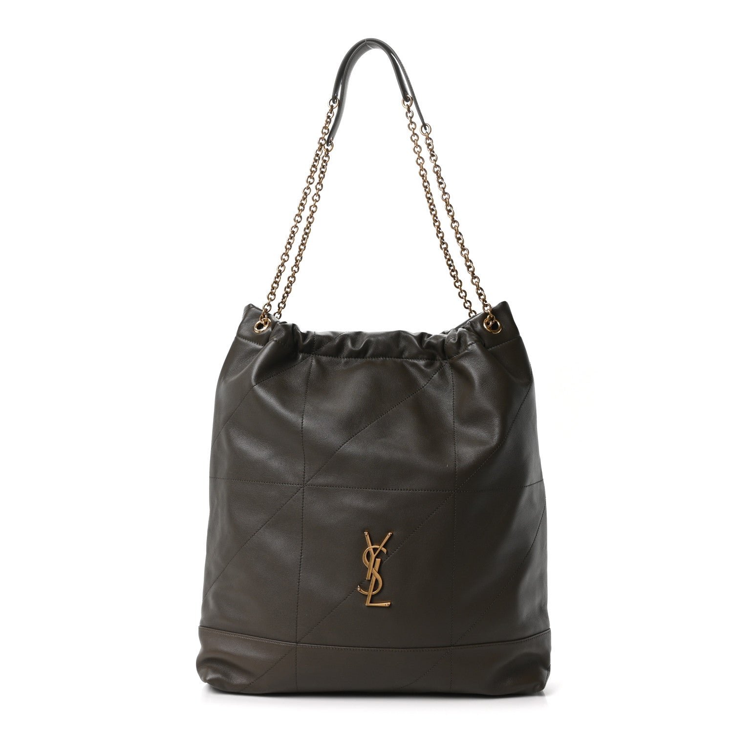 Saint Laurent Saint Laurent Lambskin Matelasse Monogram Large Jamie 4.3 Light Musk