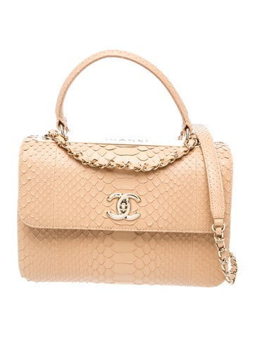 Python Small Trendy CC Flap Bag