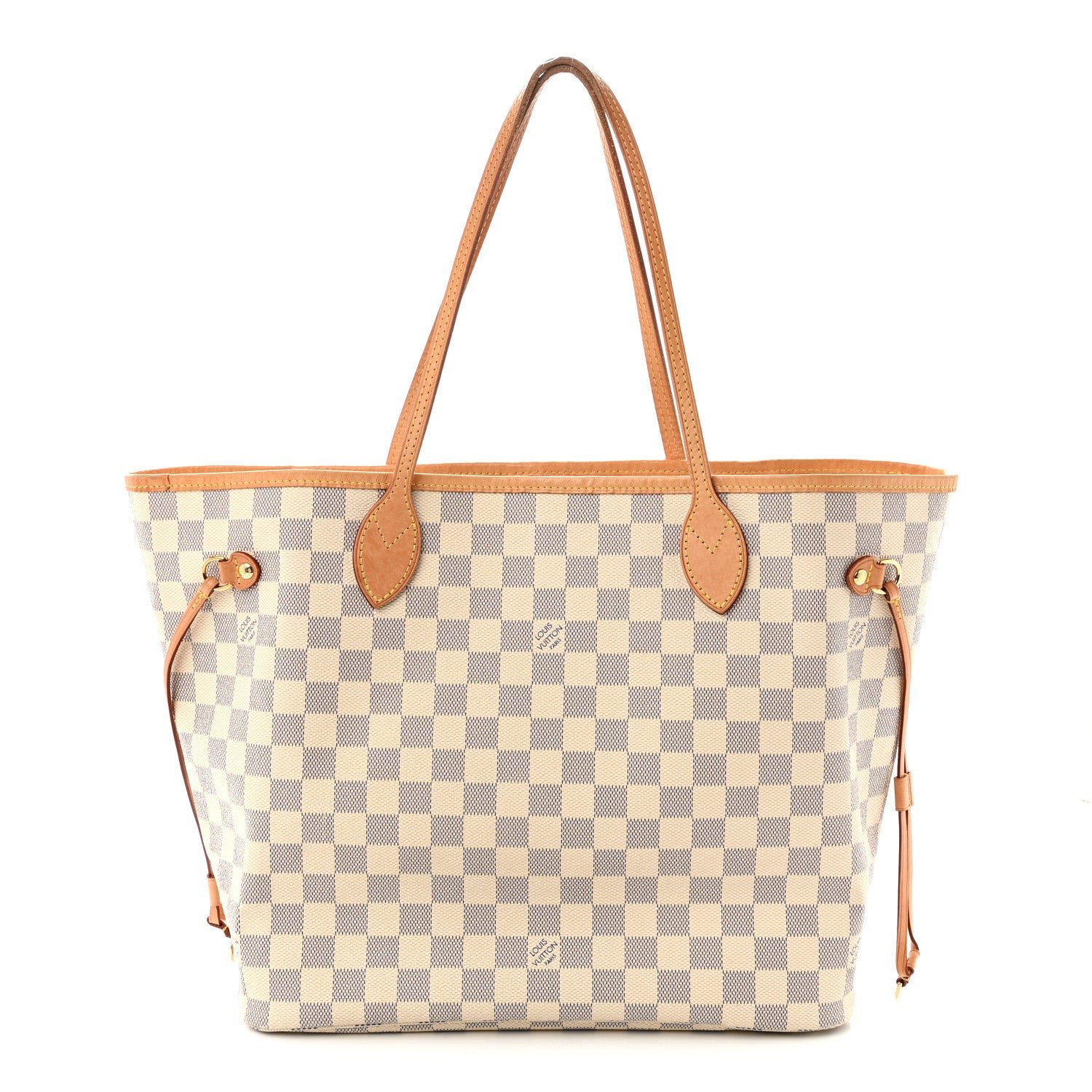 Louis Vuitton Damier Azur Neo Neverfull MM  Rose Ballerine