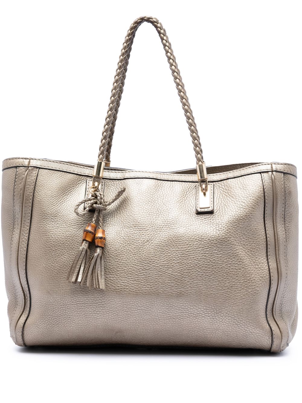2016-2025 Metallic Grained Leather Bella tote bag