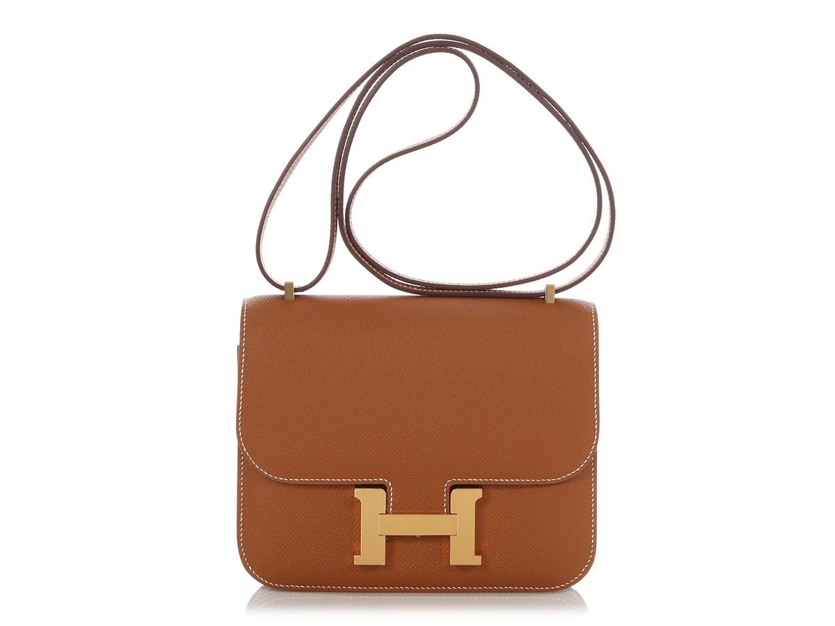 Hermes Hermès Gold Epsom Constance 18