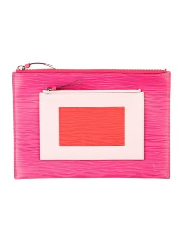 Leather Pratt Pochette
