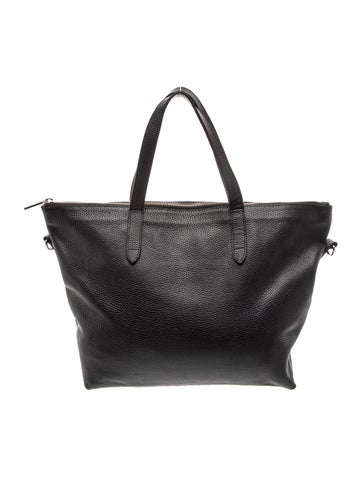 Leather Top Handle Bag