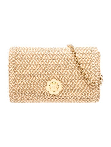 Raffia Clutch