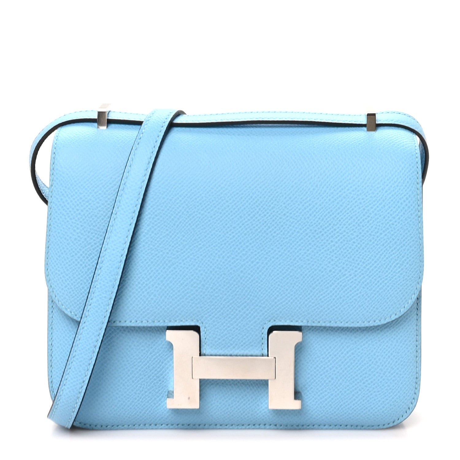 Hermes Epsom Constance 18 Celeste