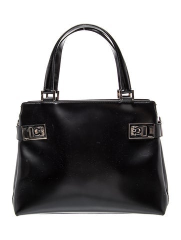 Leather Top Handle Bag