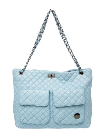 Badgley Mischka Leather Messenger Bag