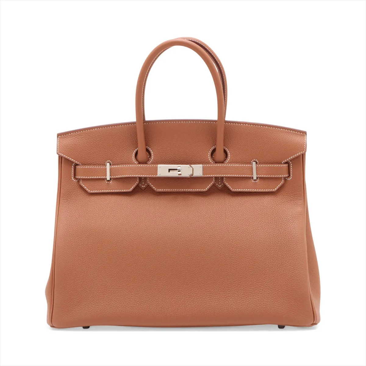 Hermès Birkin 35 Le Tournay Togo Gold Silver Metal Fittings