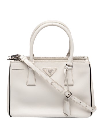 Enameled Metal Triangle Galleria Double Zip Small