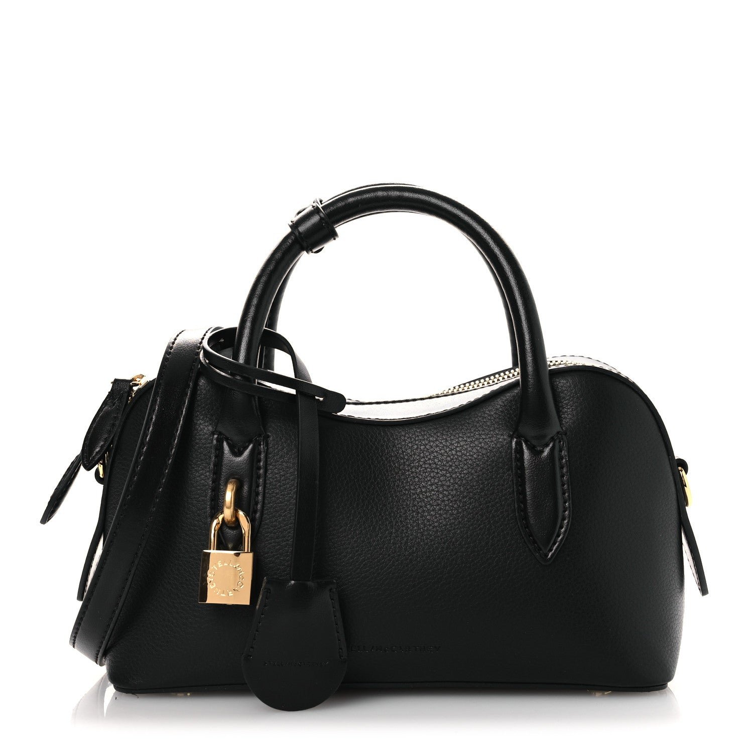 Stella McCartney Stella McCartney Eco Grainy Alter Mat Ryder Crossbody Bag Black