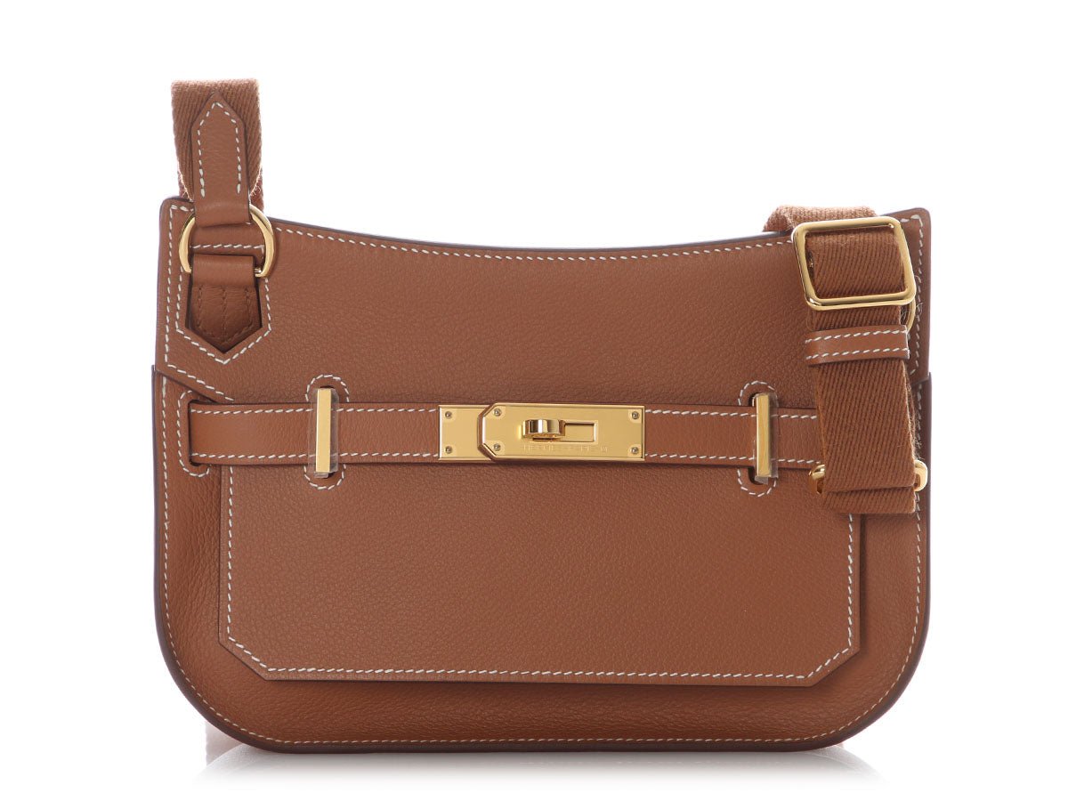 Hermès Mini Gold Evercolor Jypsière