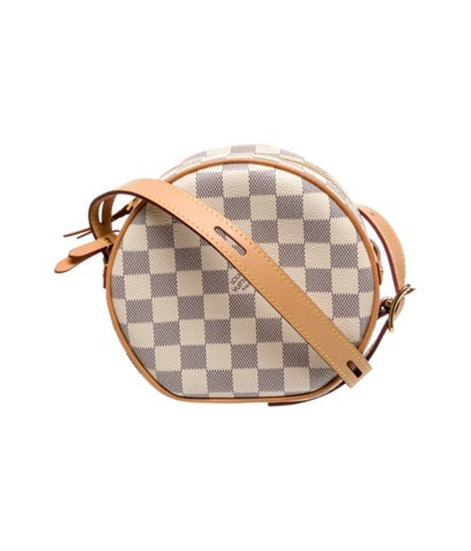 Louis Vuitton Vuitton Damier Azur Boite Chapeau Souple Pm
