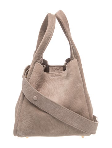 Suede Top Handle Bag