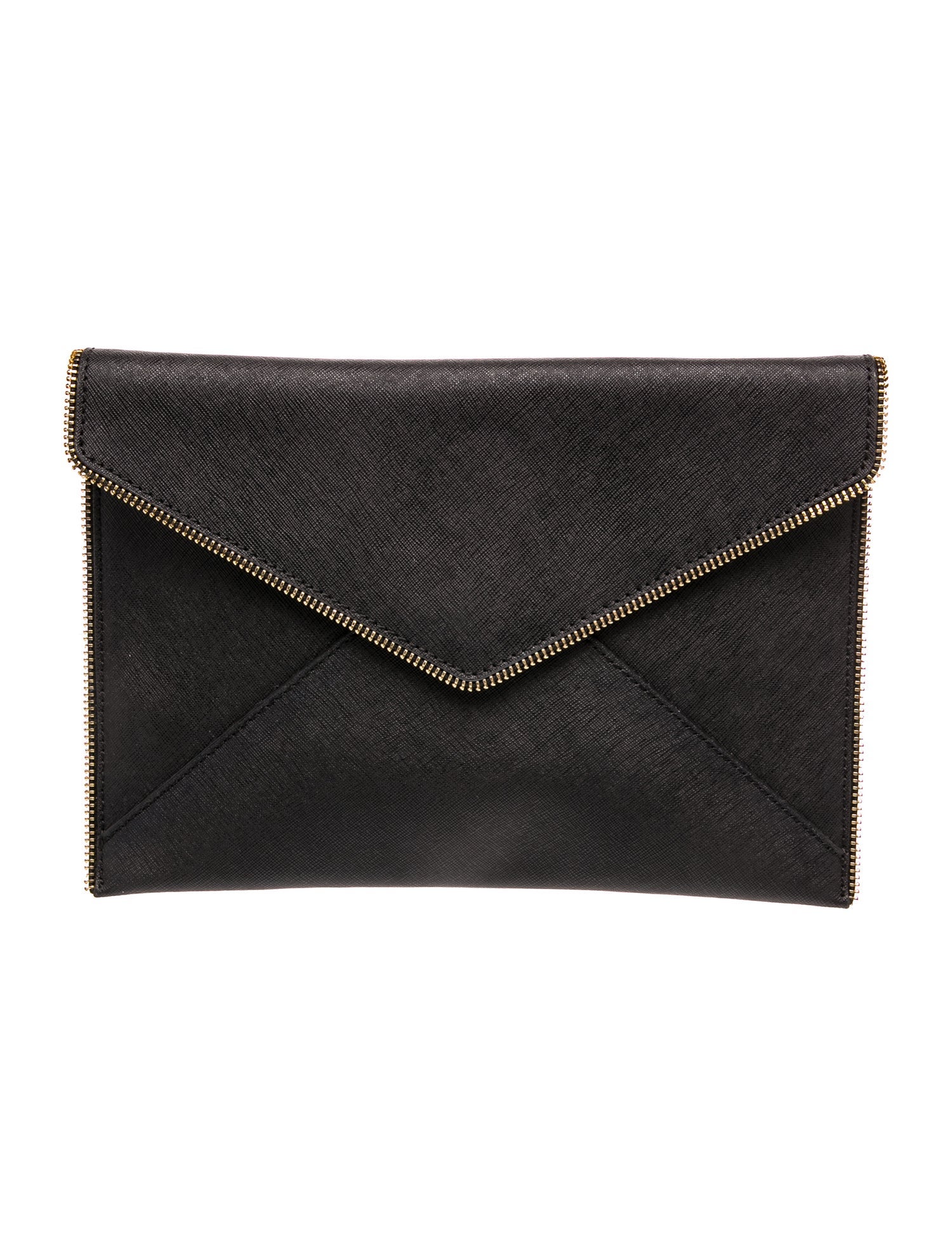 Saffiano Leather Clutch