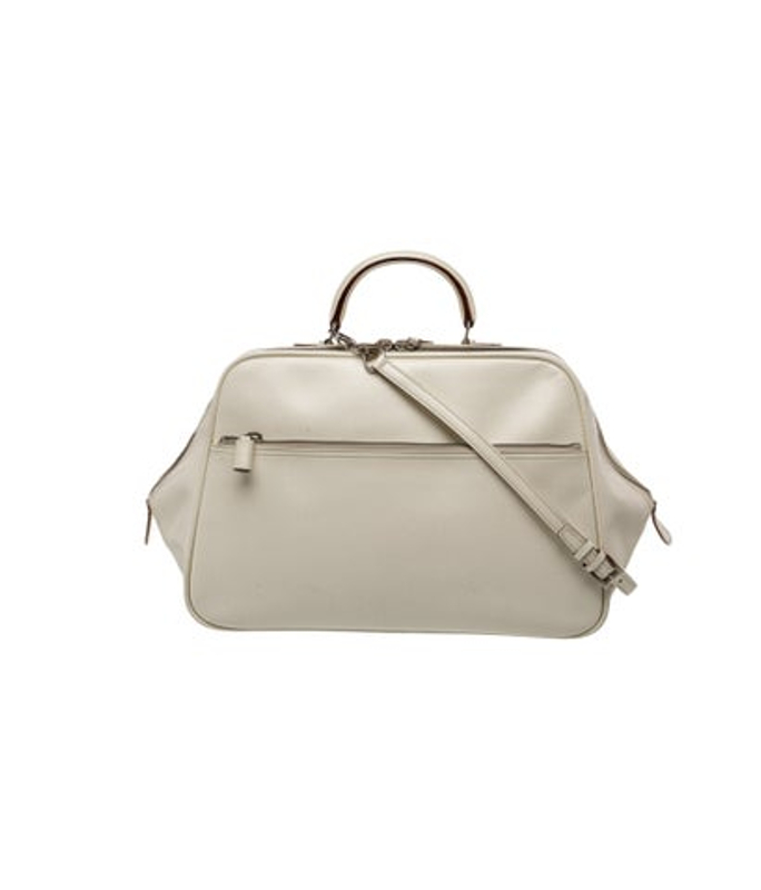 Valextra Leather Top Handle Bag