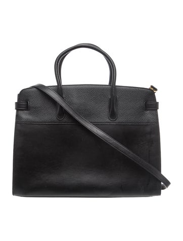 Leather Top Handle Bag
