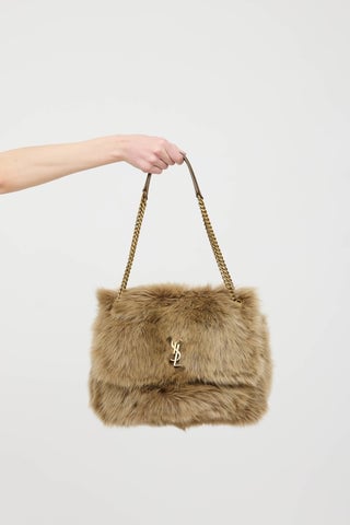 Niki Rouan Shearling Shoulder Bag