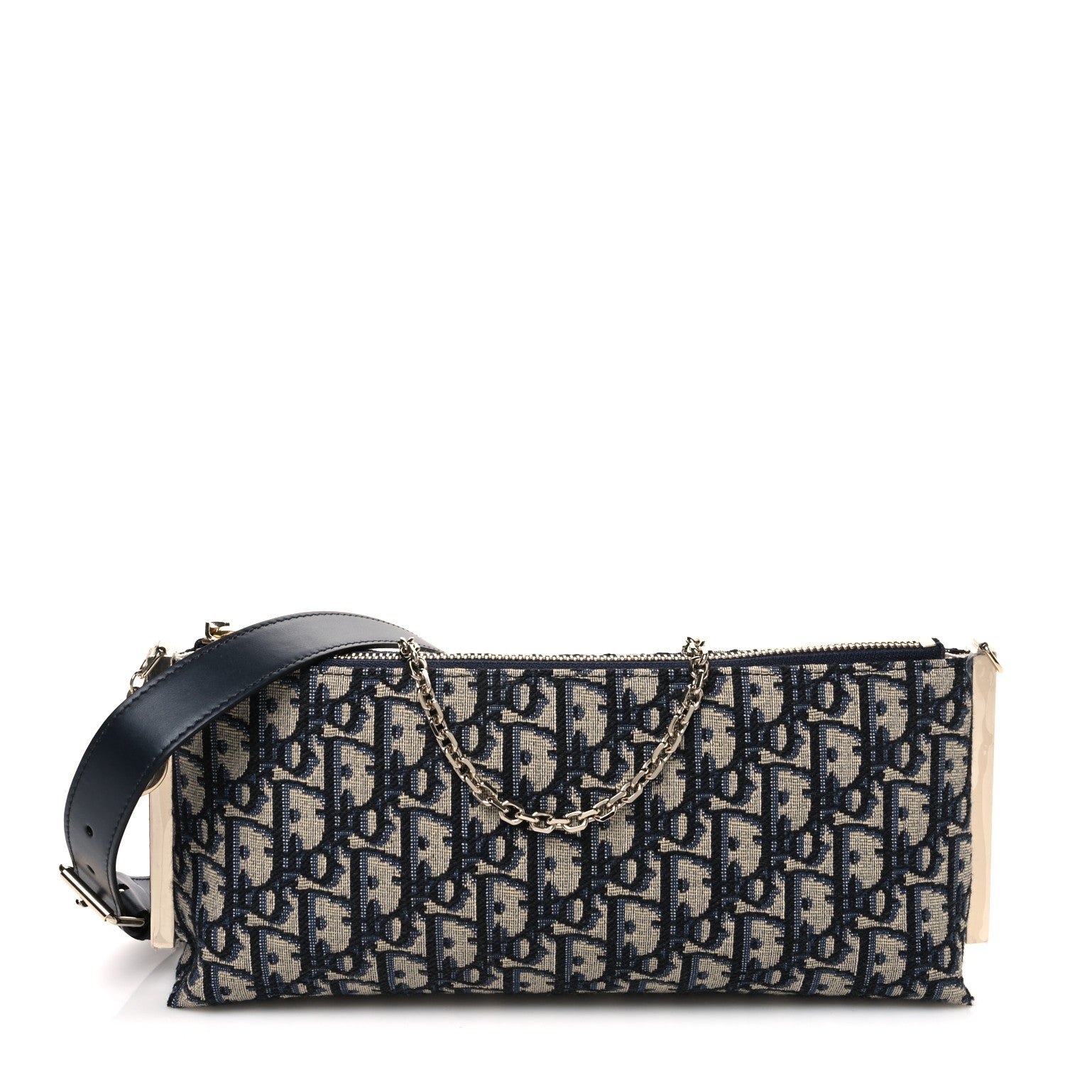 Christian Dior Oblique Dior Club Bag Blue