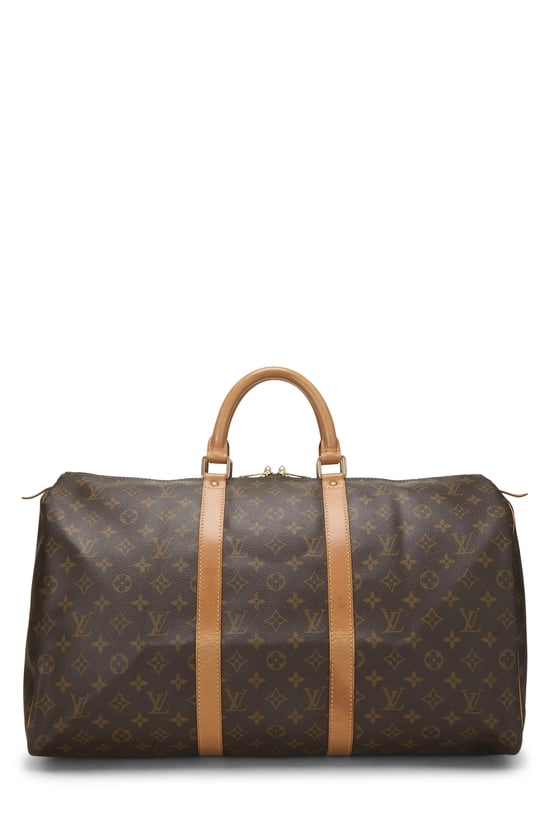 Monogram Canvas Keepall Bandouliere 50