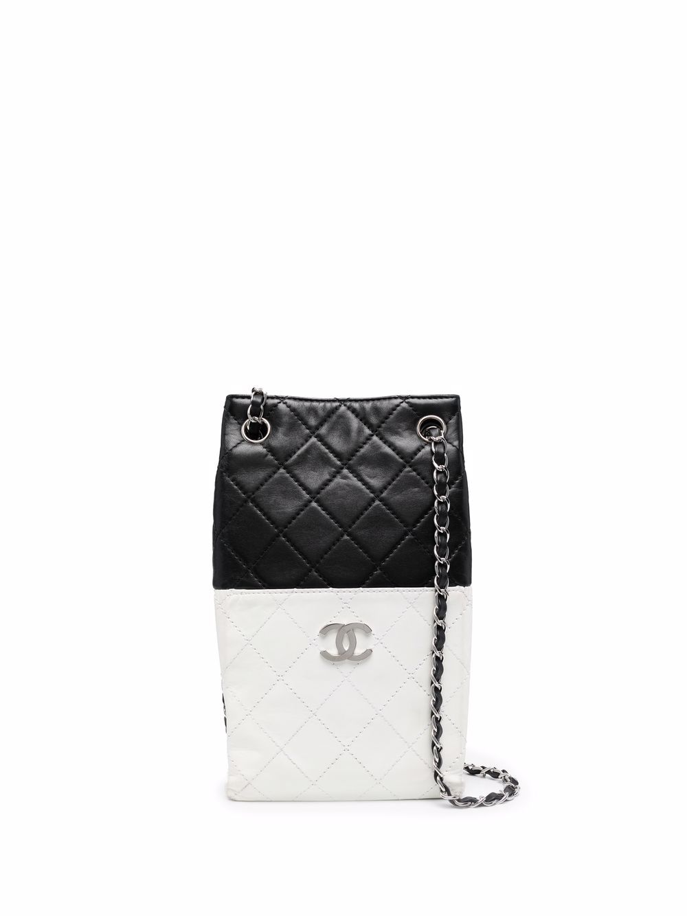 2008-2009 bicolour CC logo shoulder bag