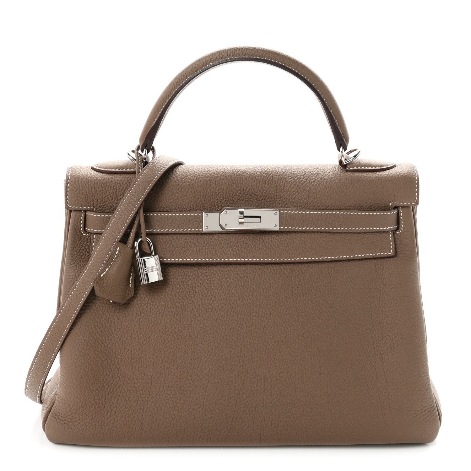 Hermes Togo Kelly Retourne 32 Etoupe