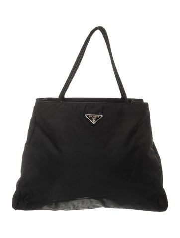 Tessuto Nylon Top Handle Bag