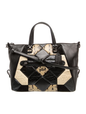 Leather Top Handle Bag