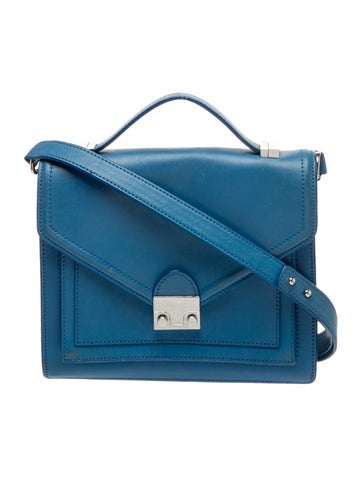 Loeffler Randall Leather Top Handle Bag