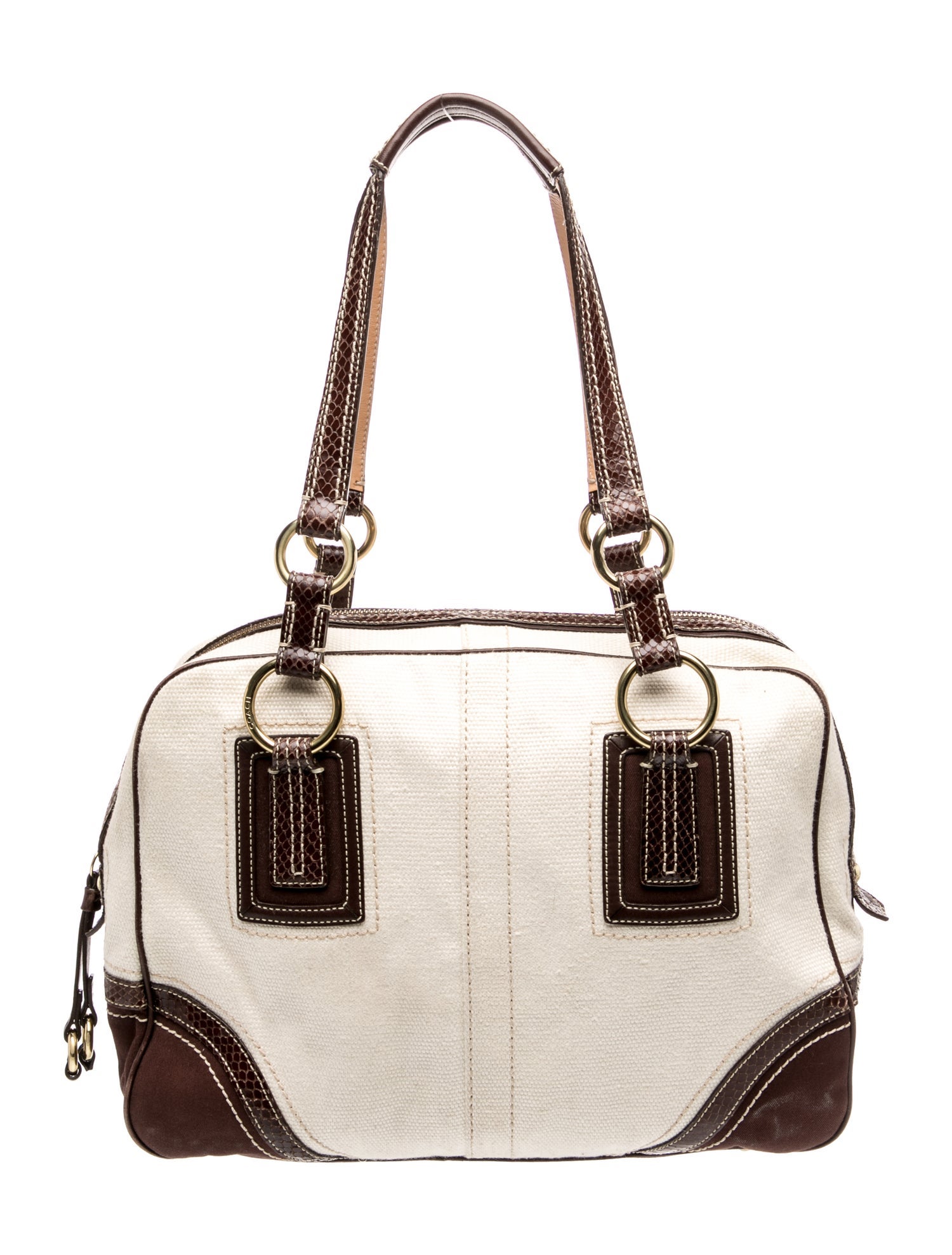 Leather Top Handle Bag