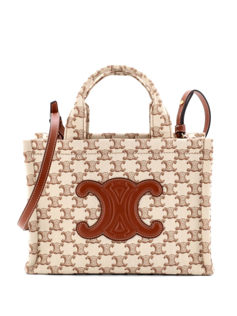 Cabas Thais Triomphe Printed Canvas Small tote bag