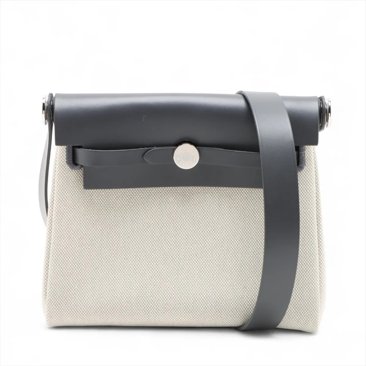 Hermès Herbag Zip 20 Mini Twirl Ash x Vash Hunter Beige x aldoise Silver Metal F