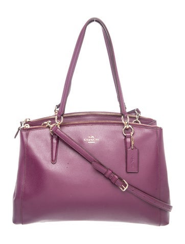 Leather Top Handle Bag