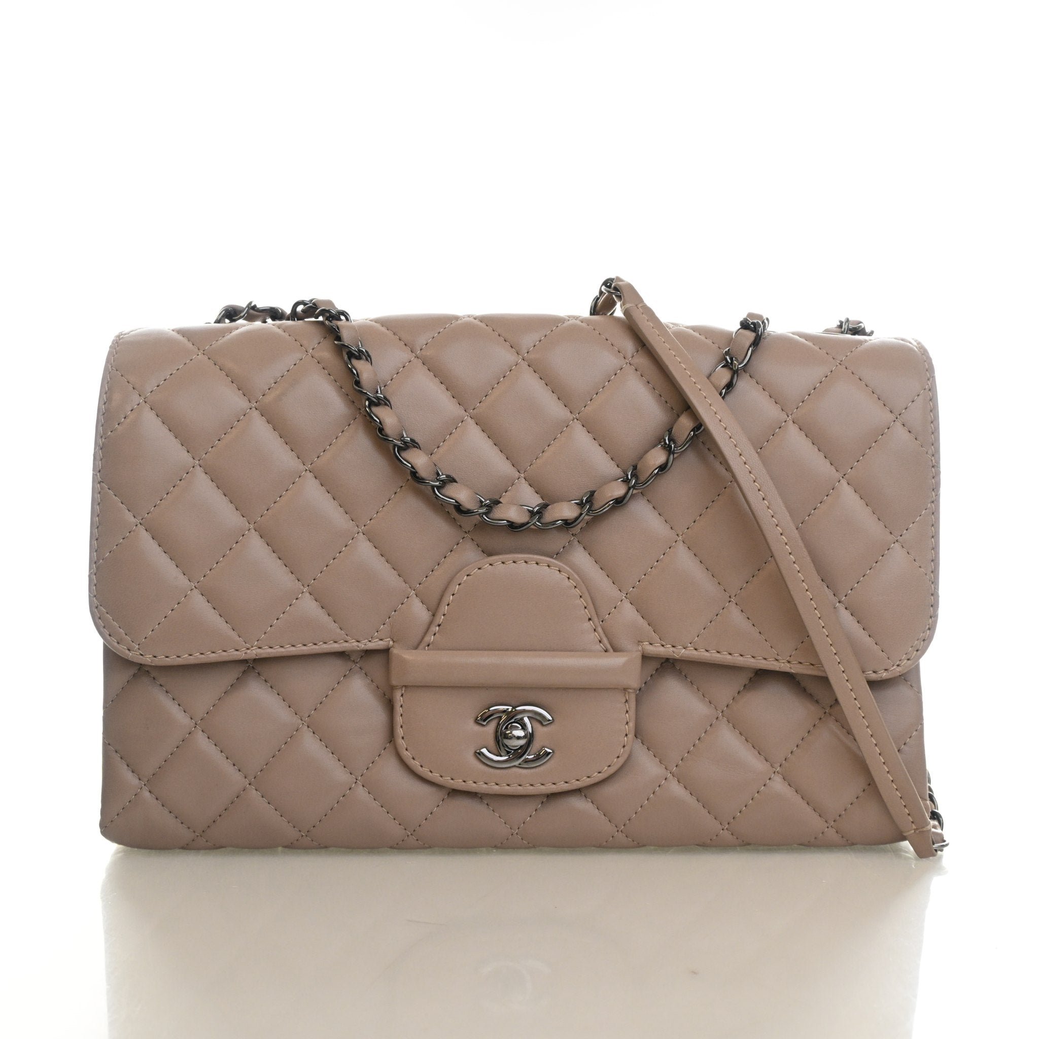 Chanel Chanel Jumbo Lambskin Single Flap Bag