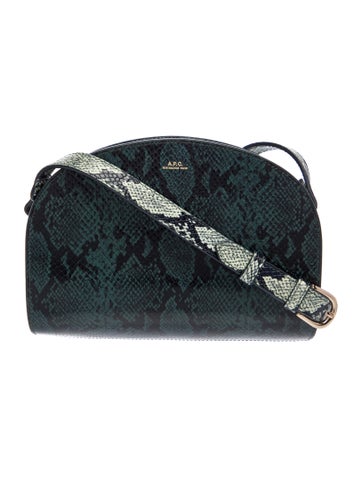 Embossed Leather Crossbody Bag