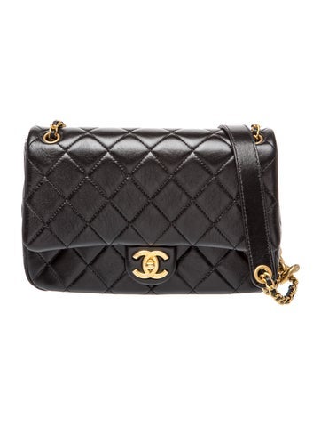 Small Chain with Chain Flap Bag