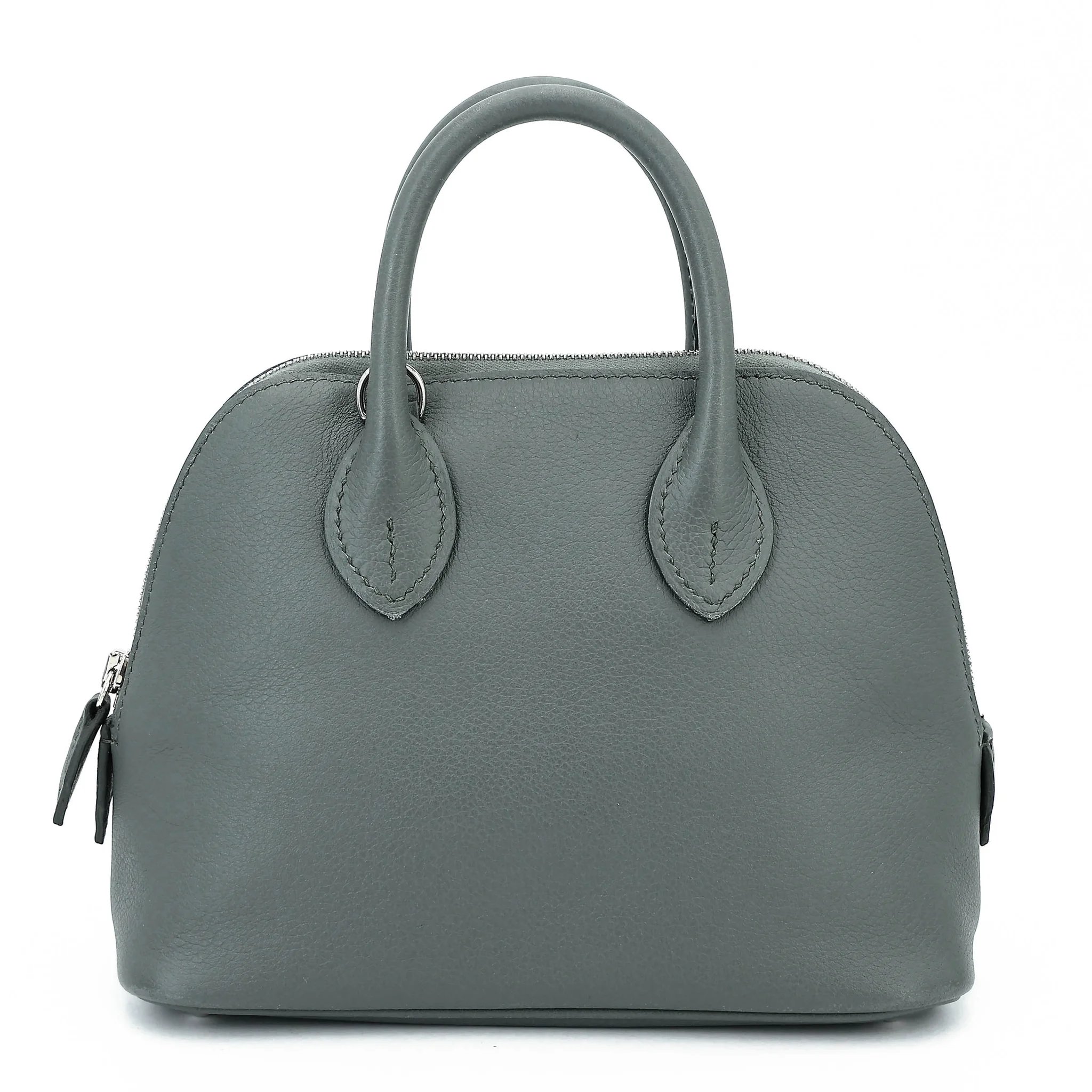 Very Good ( Rank A) HERMÈS Mini Bolide 1923 Vert Amande (63) Evercolor Palladium hardware K (2025)