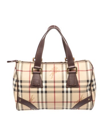 Haymarket Check Top Handle Bag