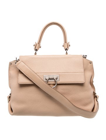 Salvatore Ferragamo Leather Top Handle Bag