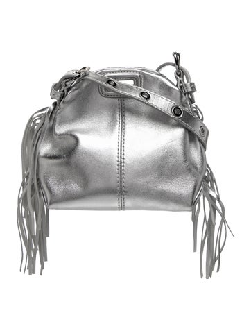 Maje Leather Shoulder Bag