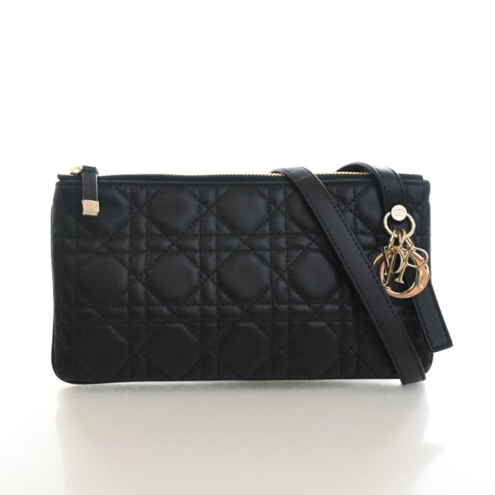 Christian Dior Lambskin Miss Dior Pouch