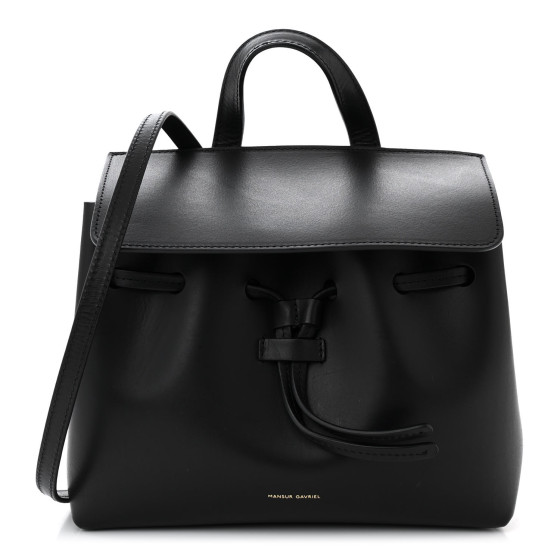 Mansur Gavriel Calfskin Mini Mini Lady Bag Black Flamma